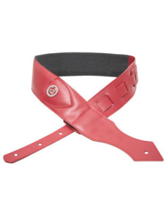 Correa Guitarra BG Comfort Fashion Piel Roja GLA19