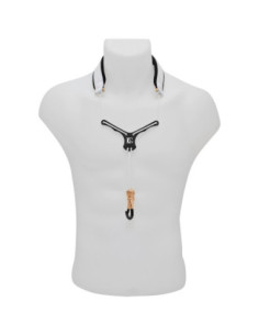 Cordón Saxo BG S-28YBMSH Cuero Zen Al Cuello Blanco