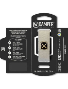 Amortiguador de Cuerdas Ibox Damper Medium Plateado DTMD19