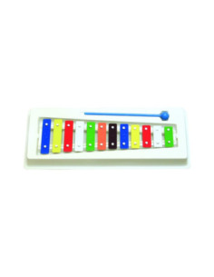 Metalofon Goldon 12 Notas Colores 11003 Plástico