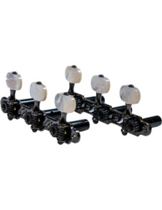 Clavijero Clásica Gotoh 35A510S-M-CK Eje Aluminio Negro