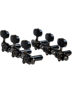 Clavijero Clásica Gotoh 35AR510S-EN-CK Tubo Aluminio Negro