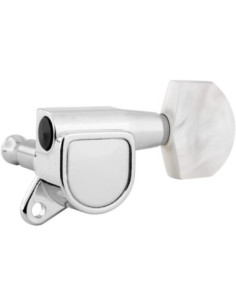 Clavijero Acustica/Eléctrica Luthier J233C-P8W Cromado 3+3