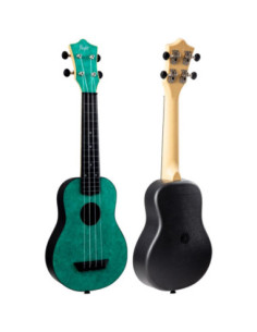 Ukelele Soprano Flight TUS-65 Travel Emerald