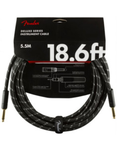 Cable Jack Fender 099-0820-080 Deluxe Series Tweed Negro 5.5m