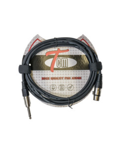 Cable XLRH-Jack TCM TCJ-3 3 Metros