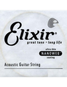 Cuerda Acústica Elixir Nanoweb 045B
