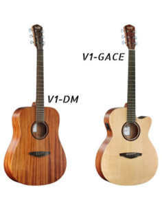 Pack 2 Guitarras Acusticas Veelah V1-DM + V1-GACE