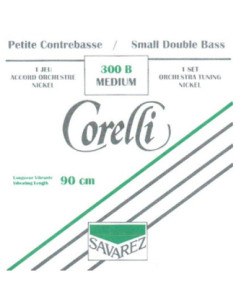 Juego Contrabajo 1/4 Corelli Orchestra 300-B Níquel