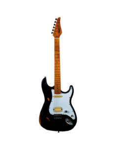 Guitarra Eléctrica Jet JS800-RELIC-BK Negro Relic