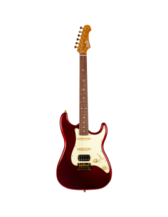 Guitarra Eléctrica Jet JS480-WRG Red Wine, Gold Hardware